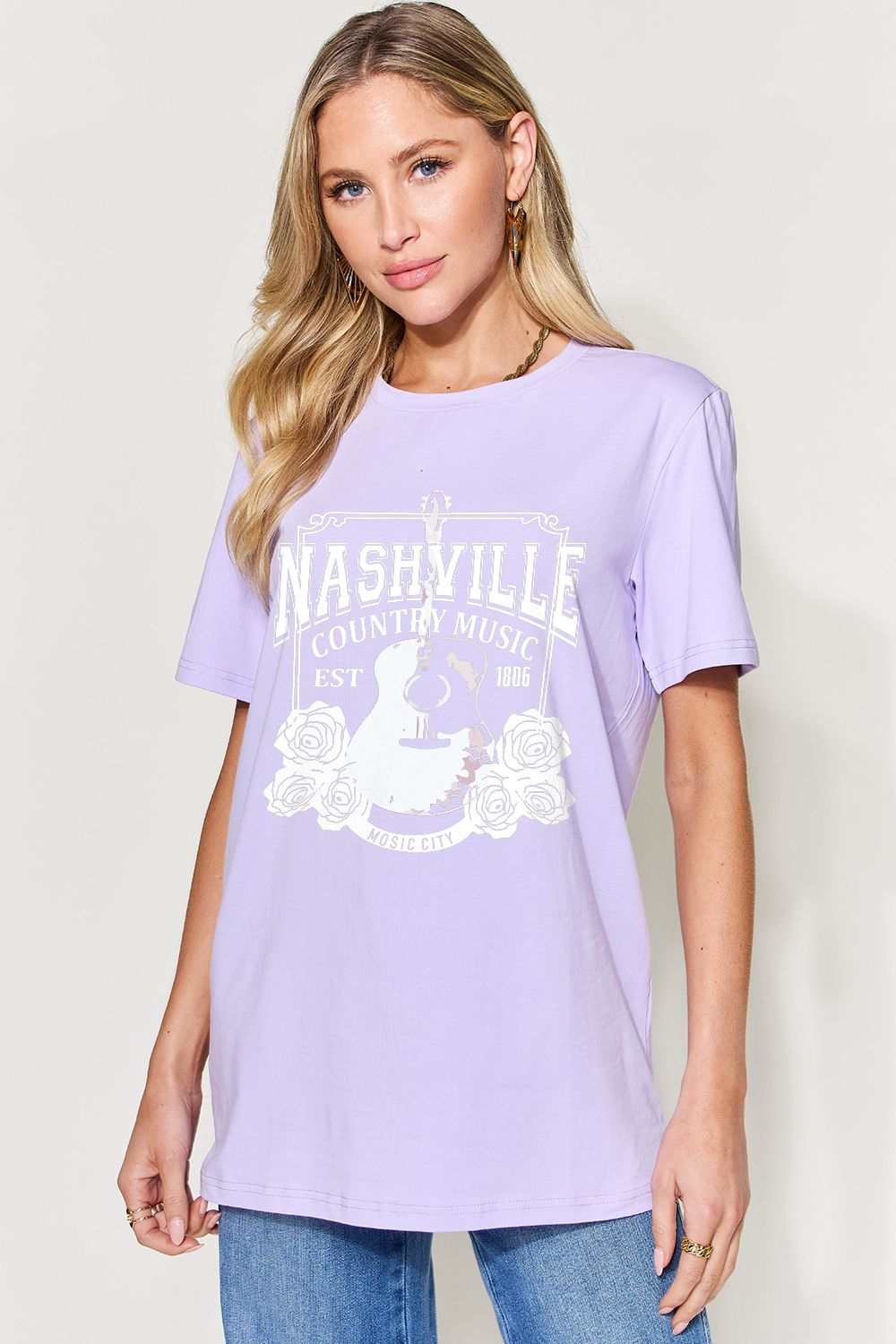 Simply Love Full Size Graphic Round Neck Short Sleeve T-Shirt