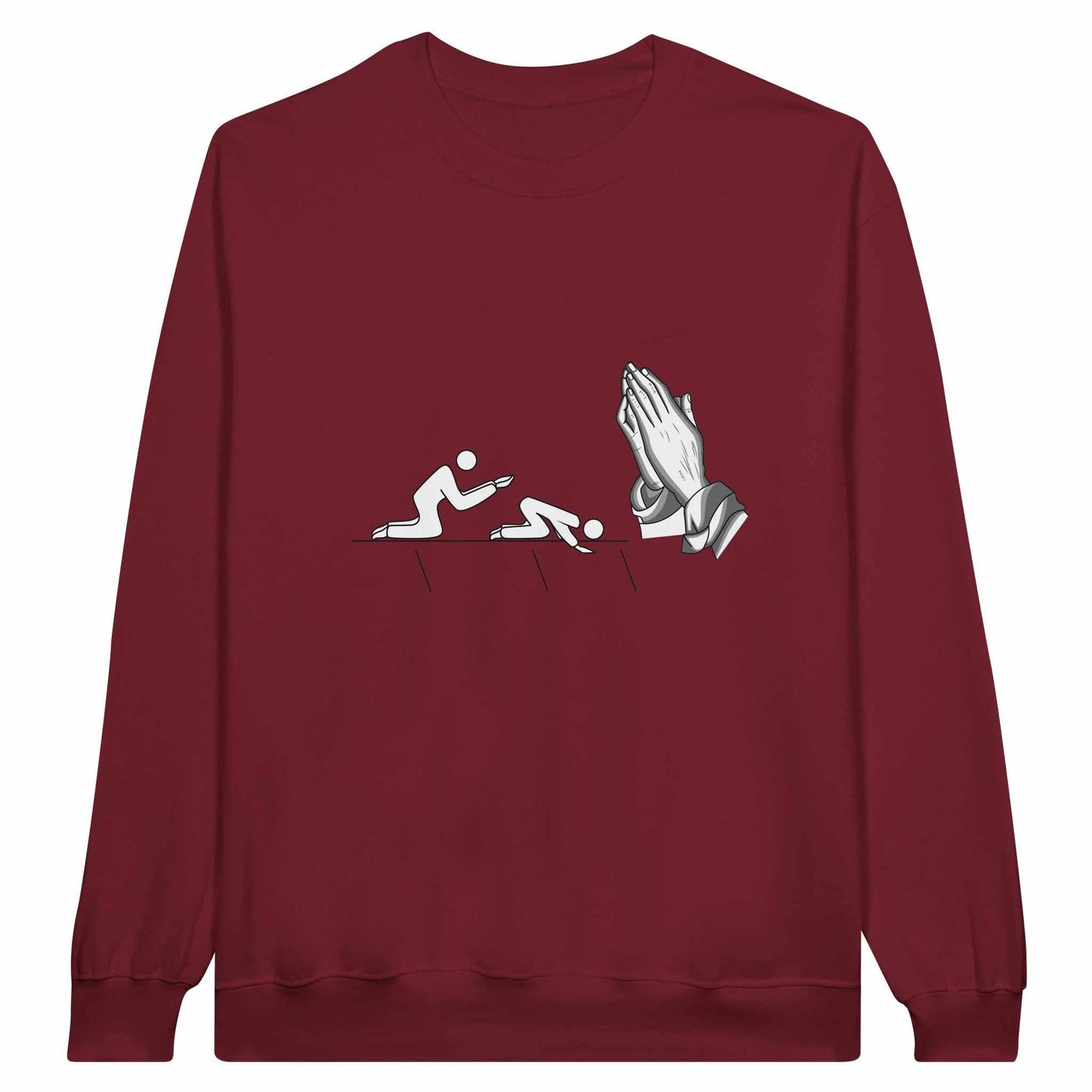 Classic Unisex classic sweatshirt - Kneel why you pray