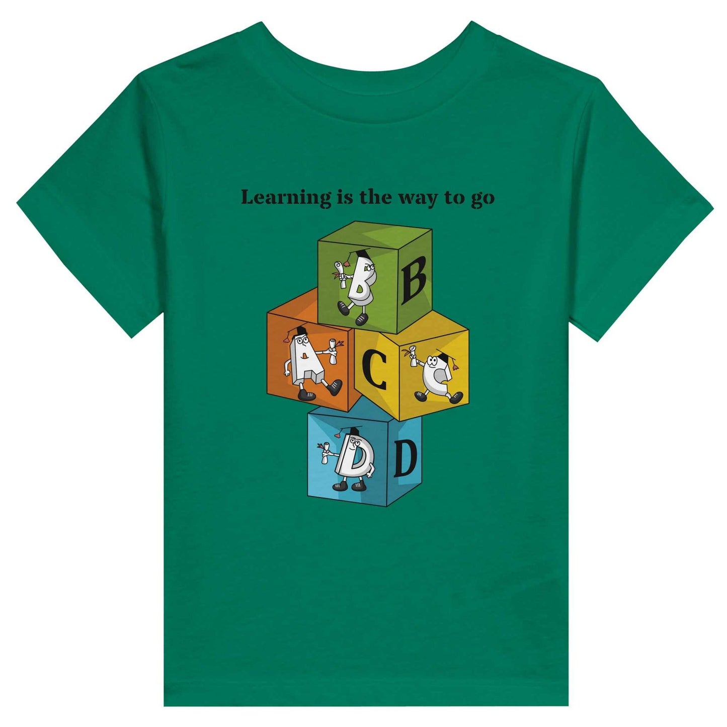 Toddler Staple T-Shirt | Bella + Canvas 3001T - Learning ABC's