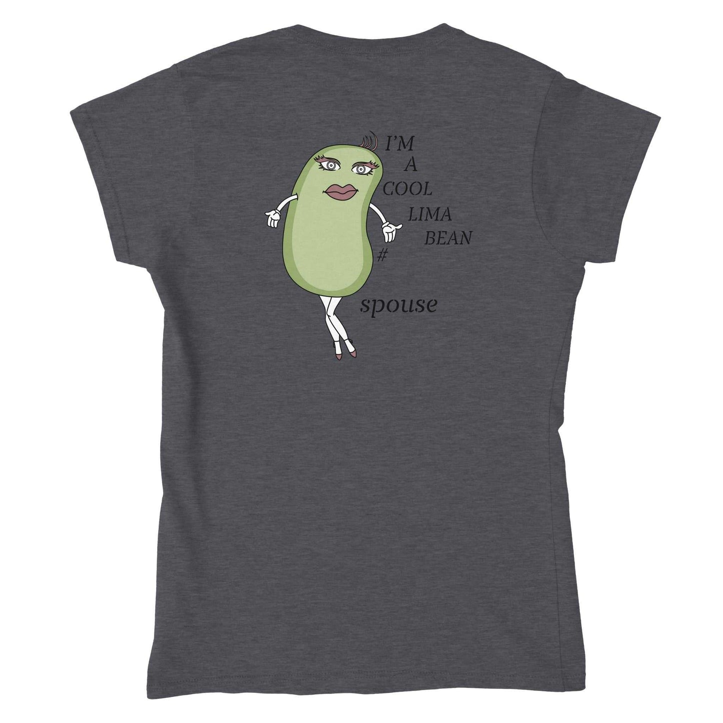Classic Womens Crewneck T-shirt - Cool Lima Bean Spouse