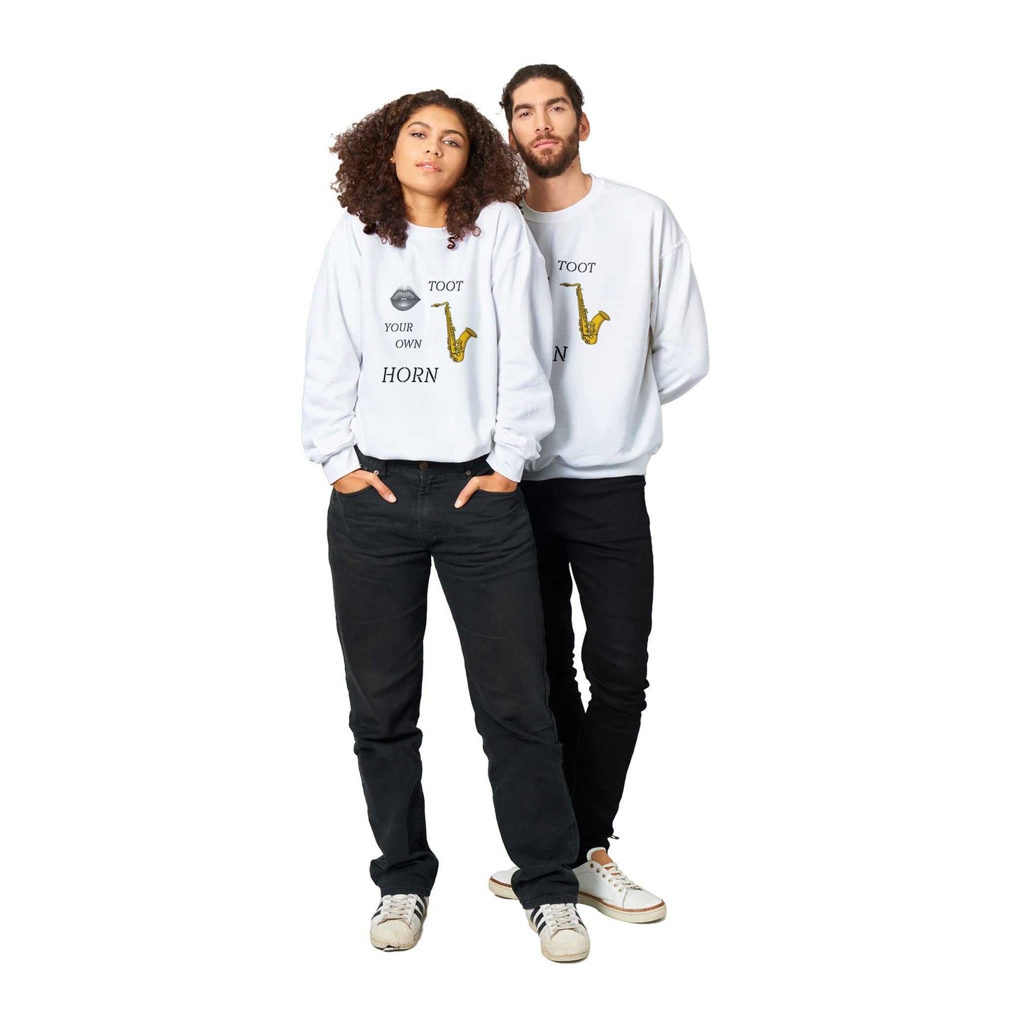 Classic Unisex Crewneck Sweatshirt - Toot Your Own Horn