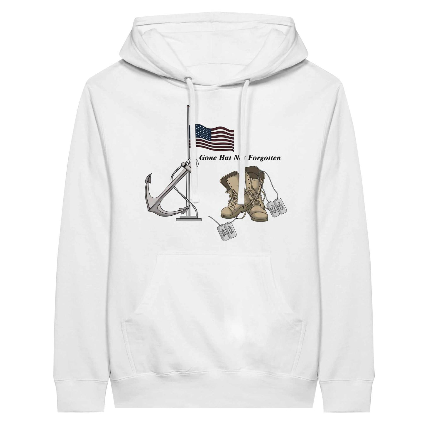 Premium Unisex Pullover Hoodie - Gone But NOT Forgotten