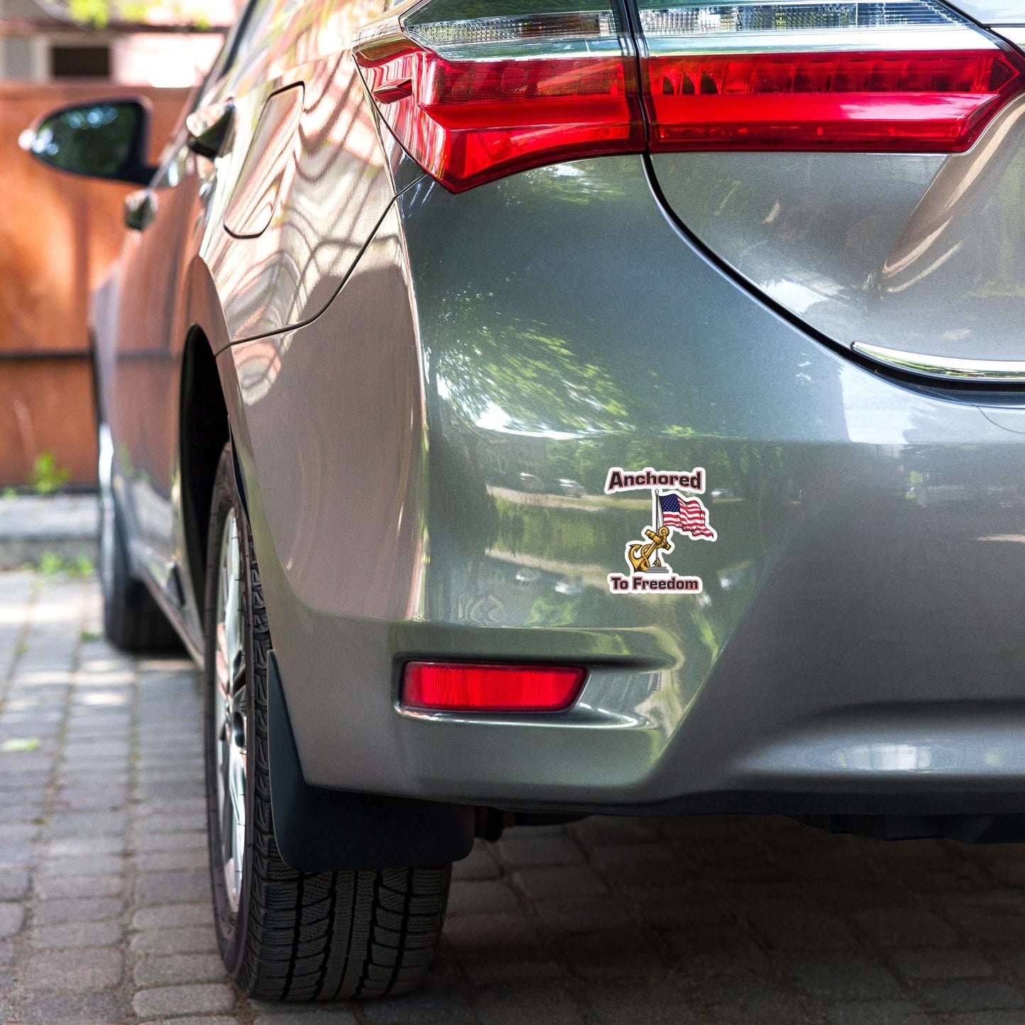 Anchored to Freedom - Bubble-free stickers