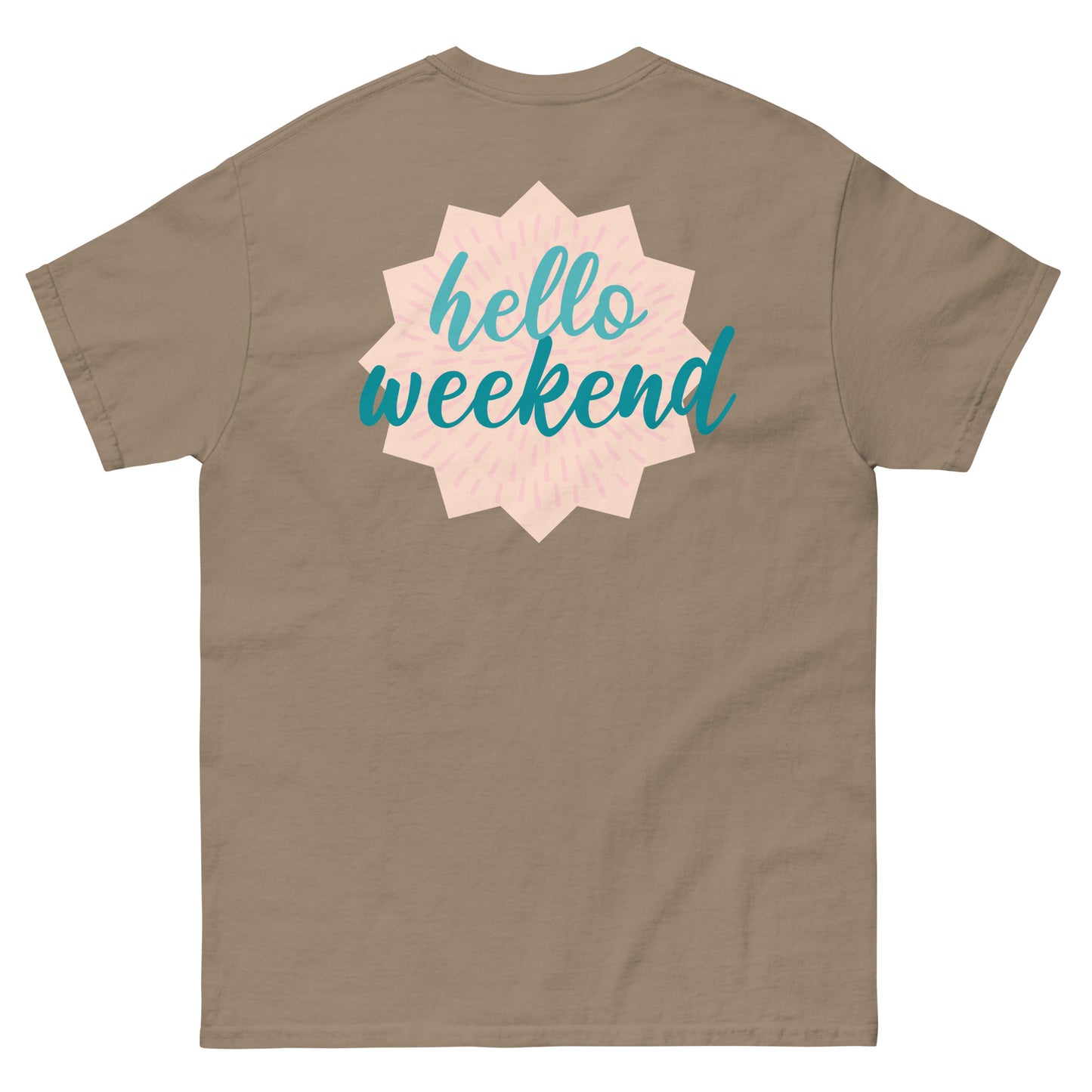 Men's classic tee - Hello Weekend
