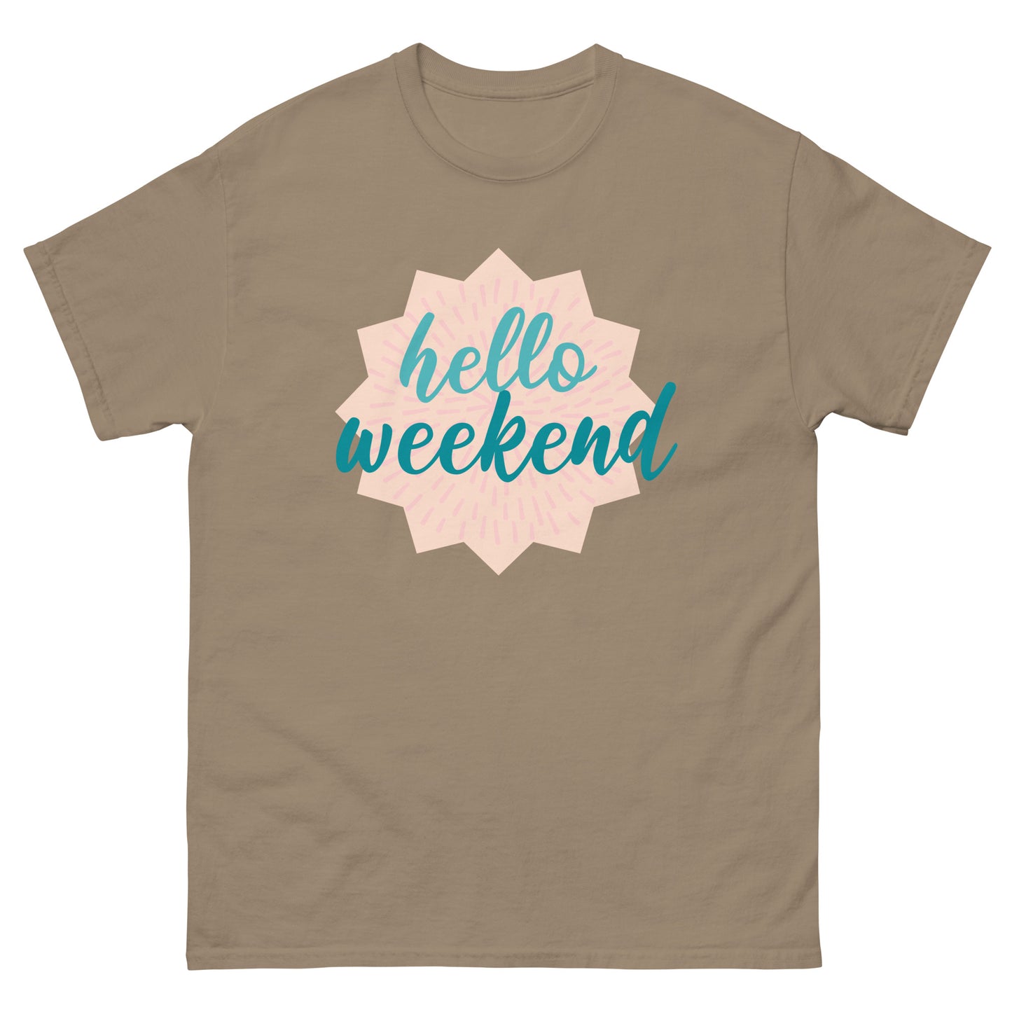Men's classic tee - Hello Weekend