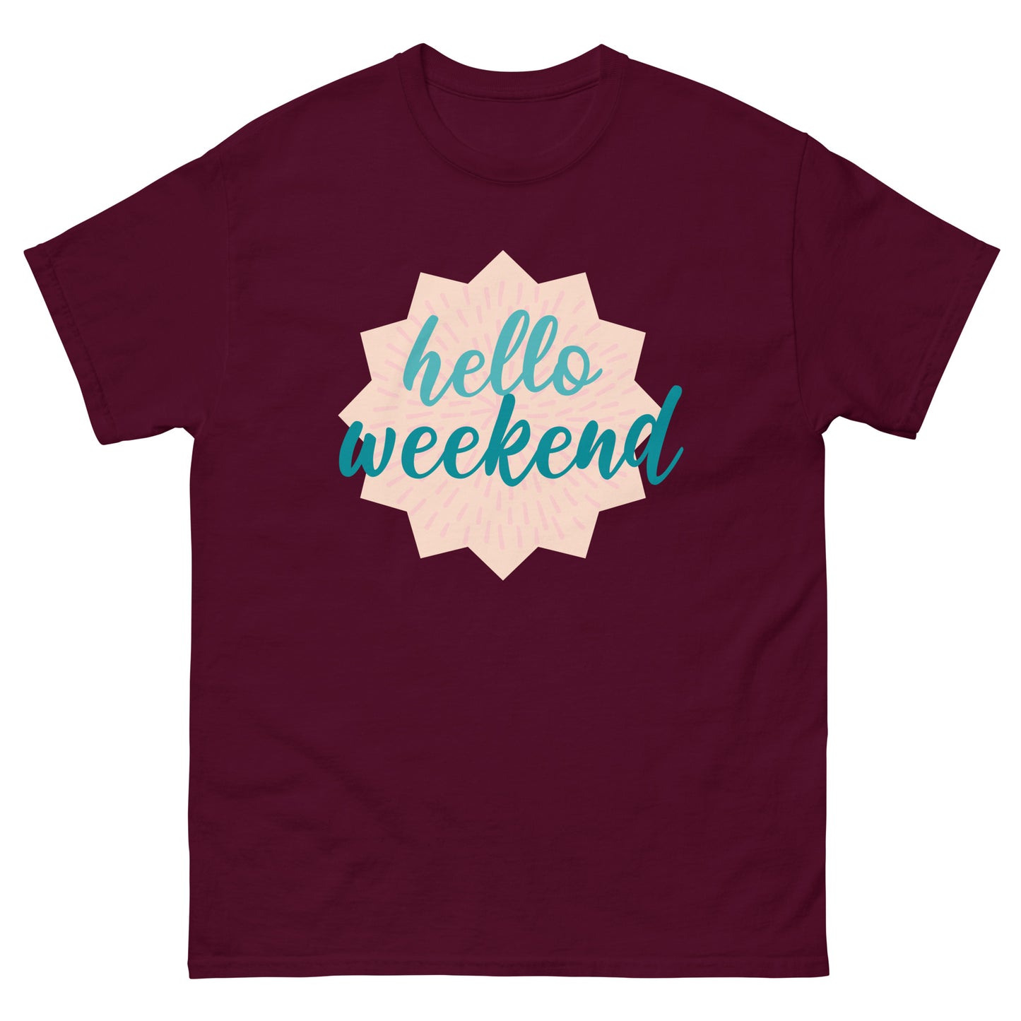 Men's classic tee - Hello Weekend