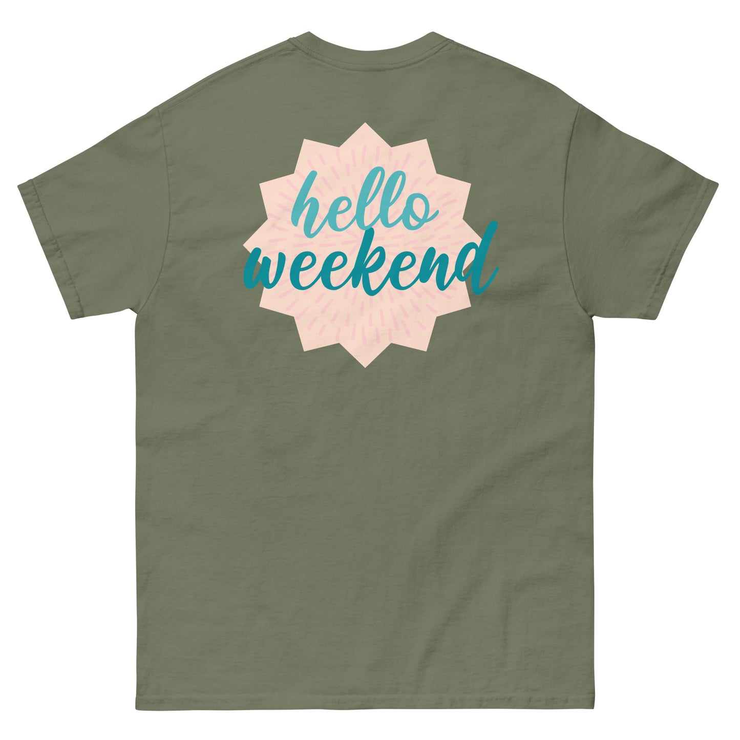 Men's classic tee - Hello Weekend
