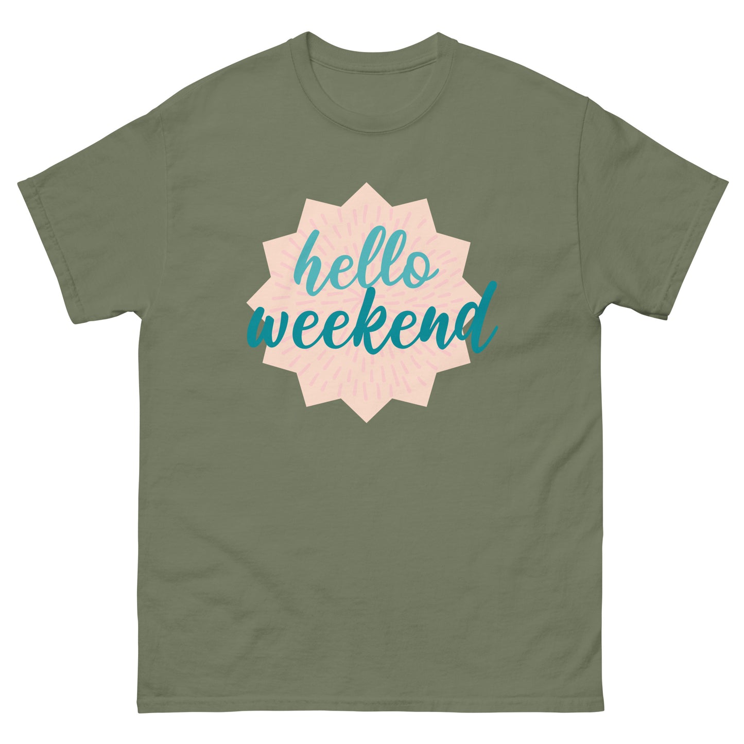 Men's classic tee - Hello Weekend