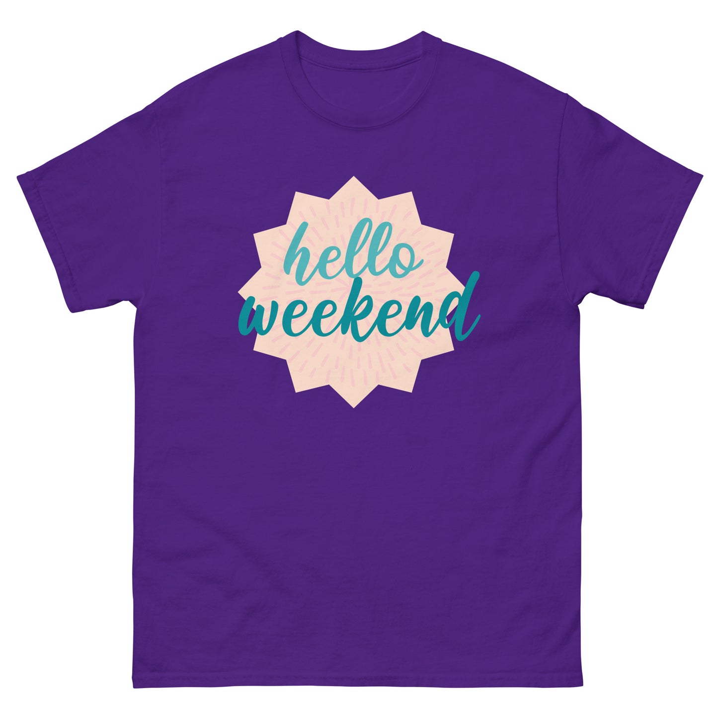 Men's classic tee - Hello Weekend