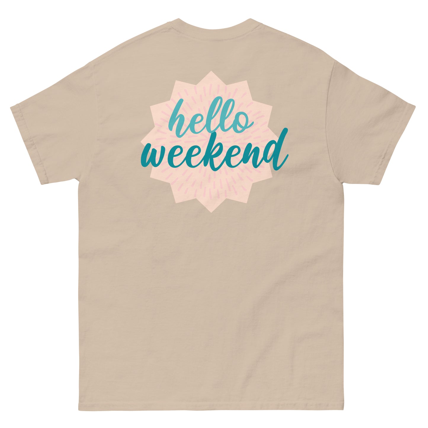 Men's classic tee - Hello Weekend