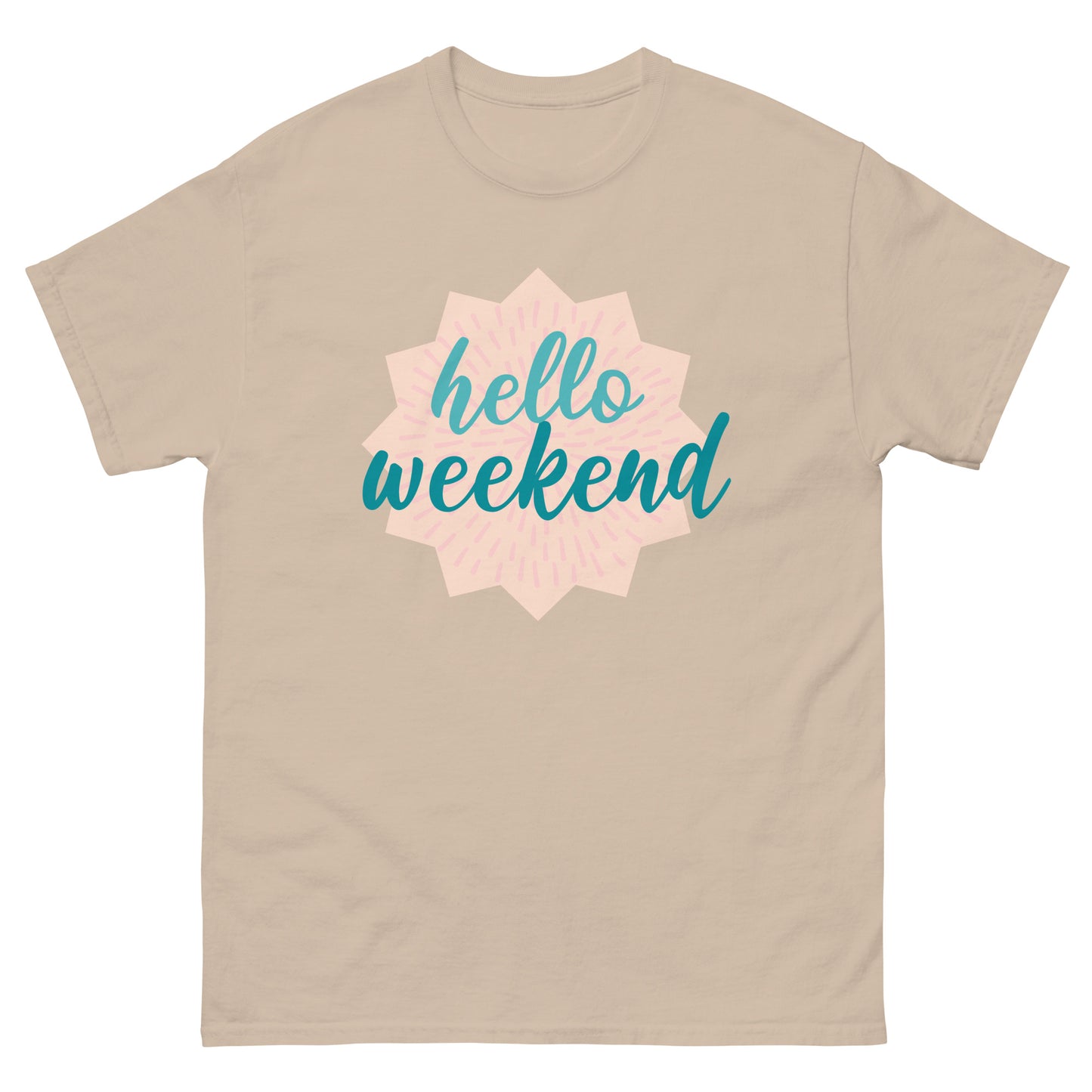 Men's classic tee - Hello Weekend