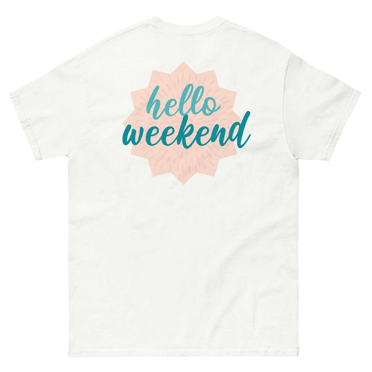 Men's classic tee - Hello Weekend
