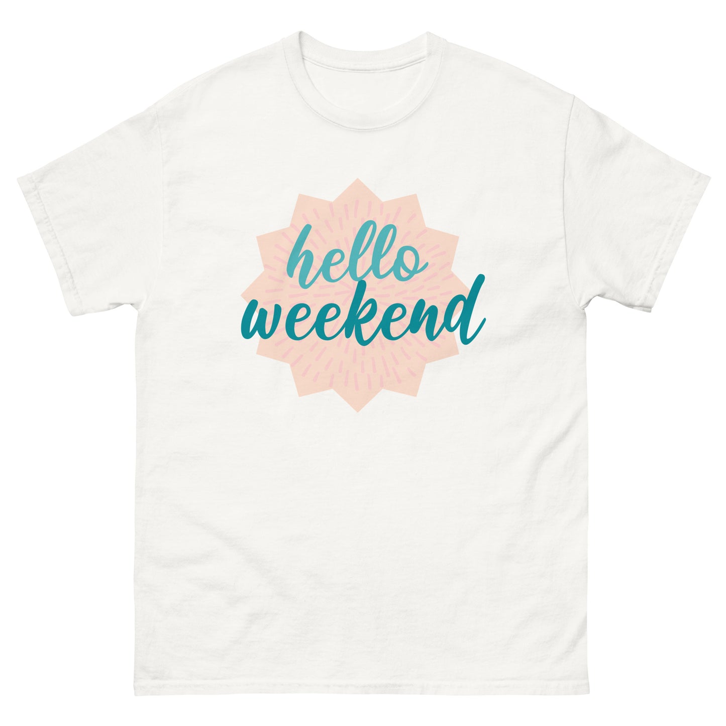 Men's classic tee - Hello Weekend