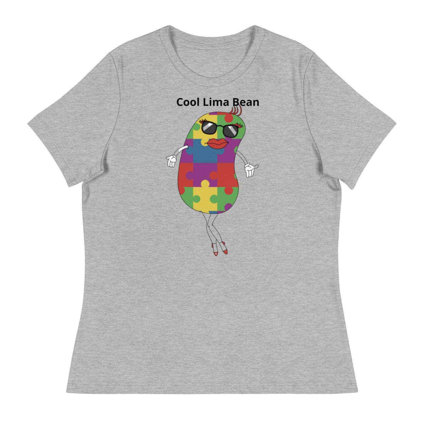 Women's Relaxed T-Shirt - Cool Lima Bean