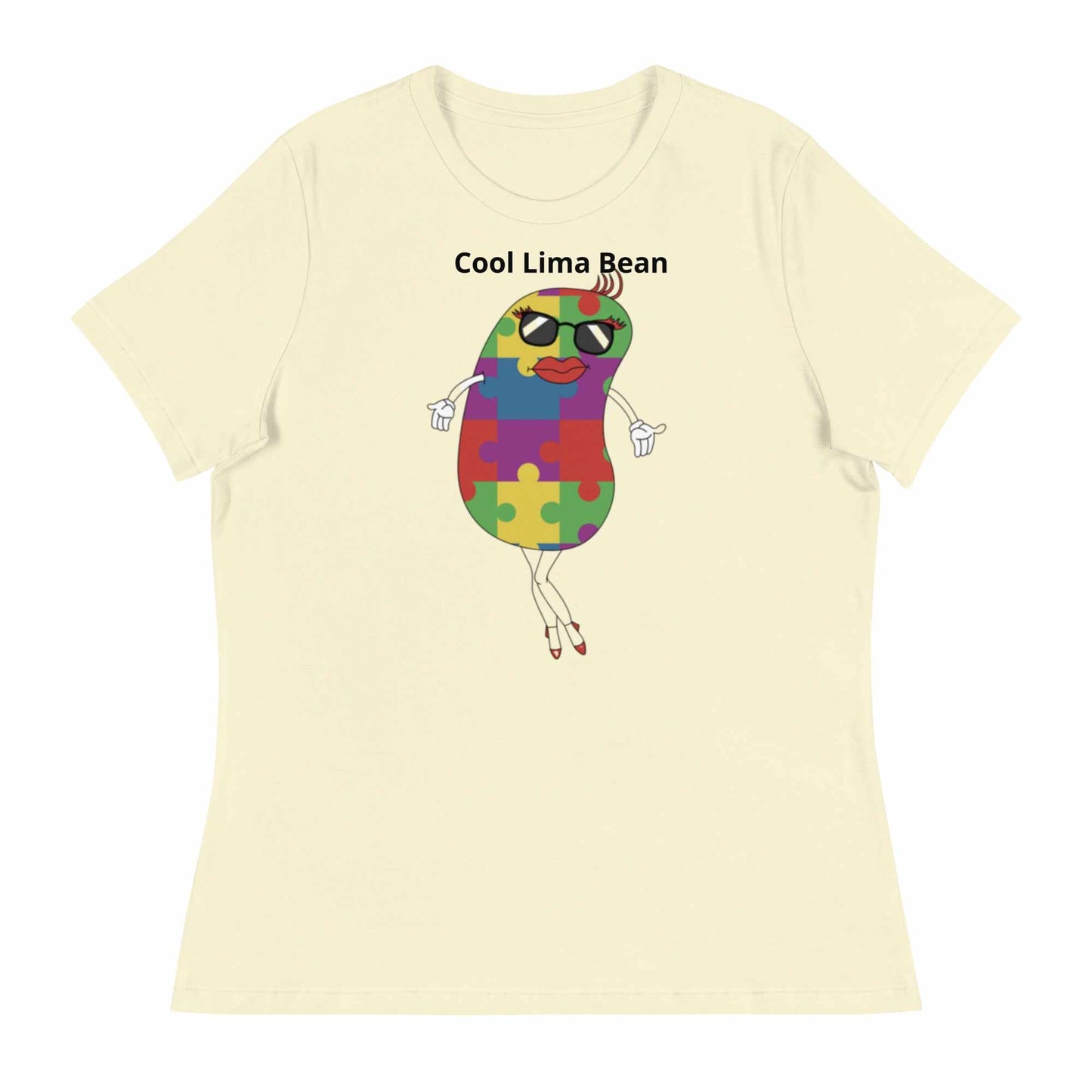 Women's Relaxed T-Shirt - Cool Lima Bean