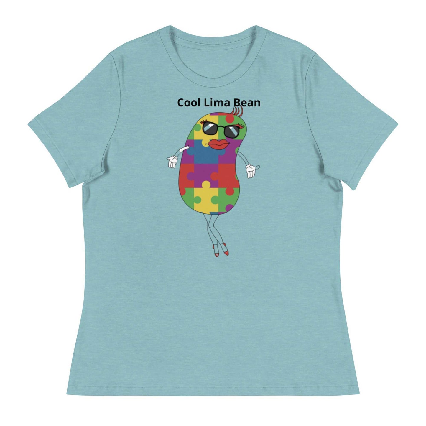 Women's Relaxed T-Shirt - Cool Lima Bean
