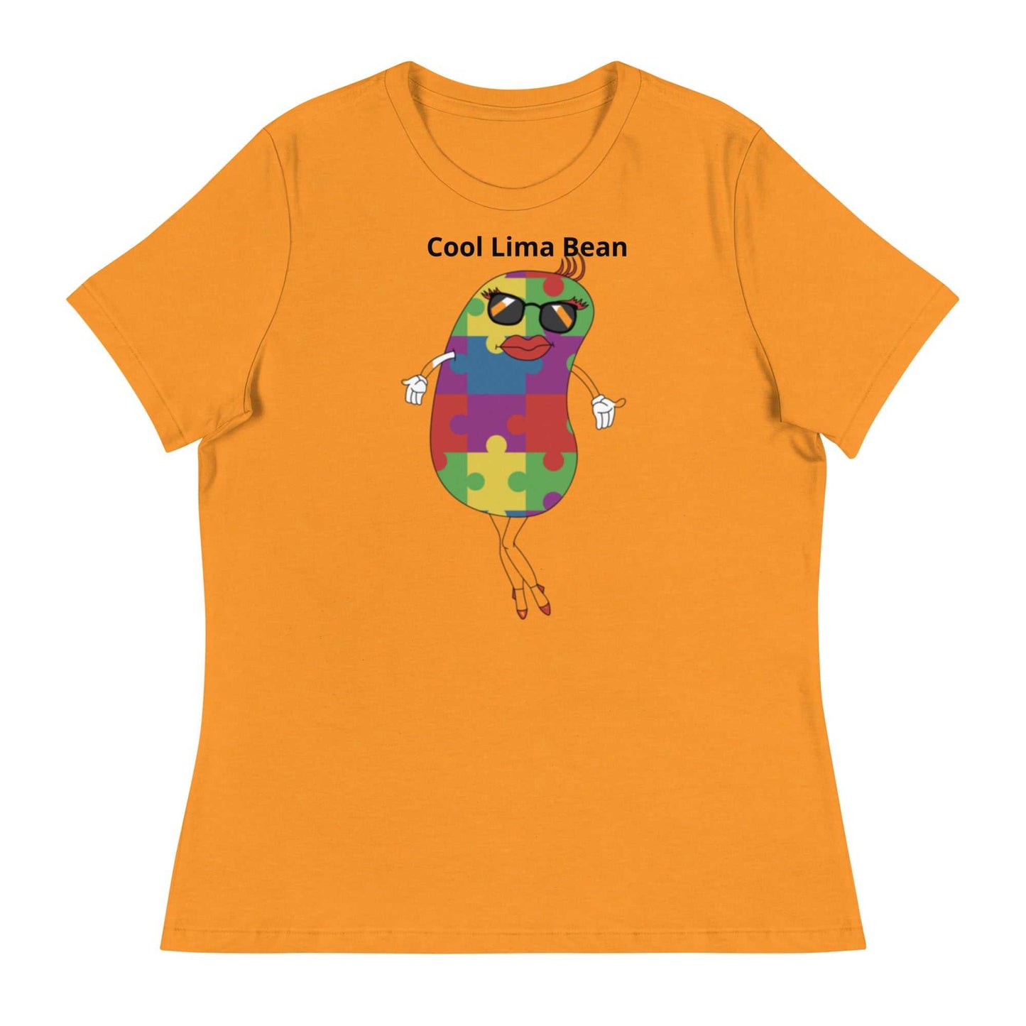 Women's Relaxed T-Shirt - Cool Lima Bean
