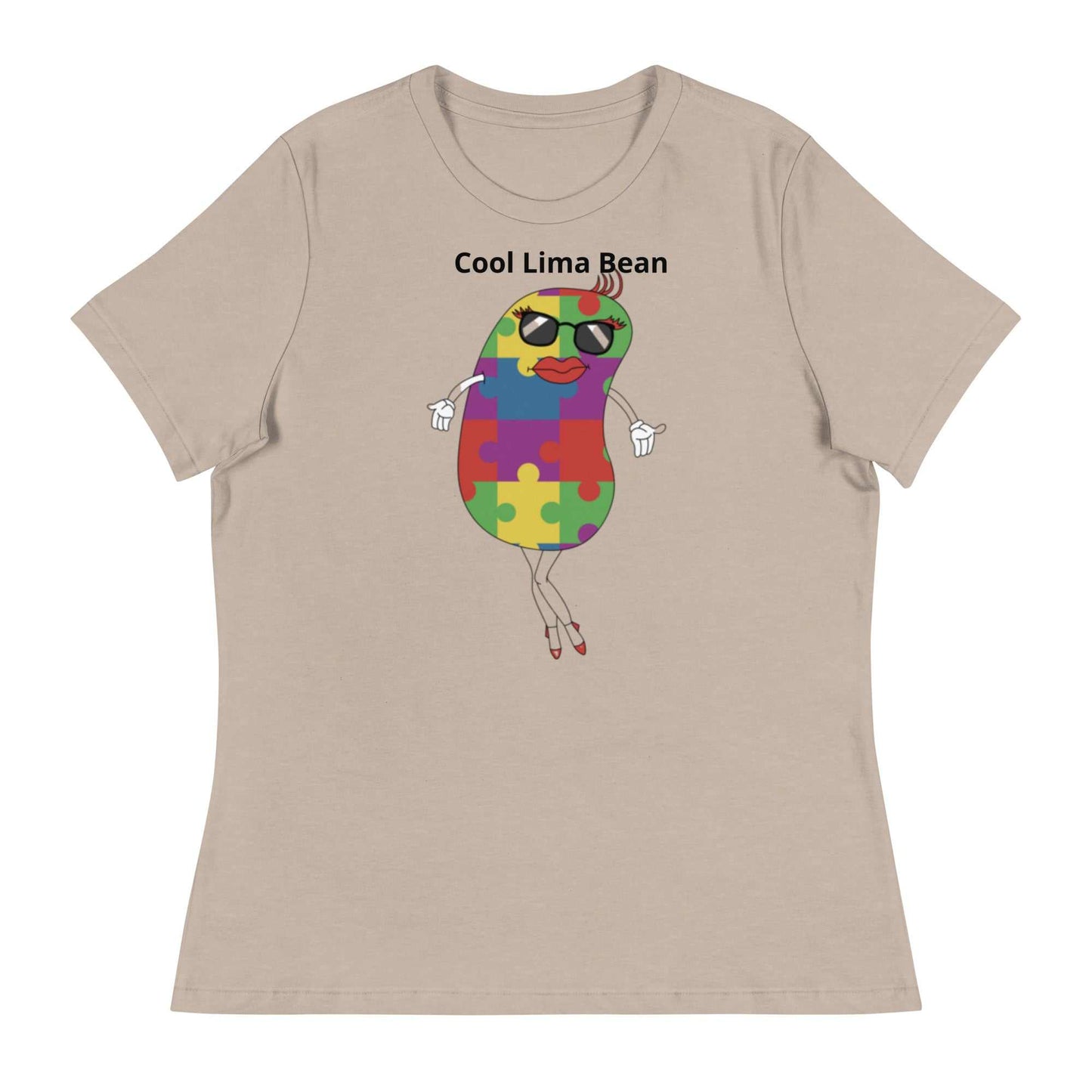 Women's Relaxed T-Shirt - Cool Lima Bean