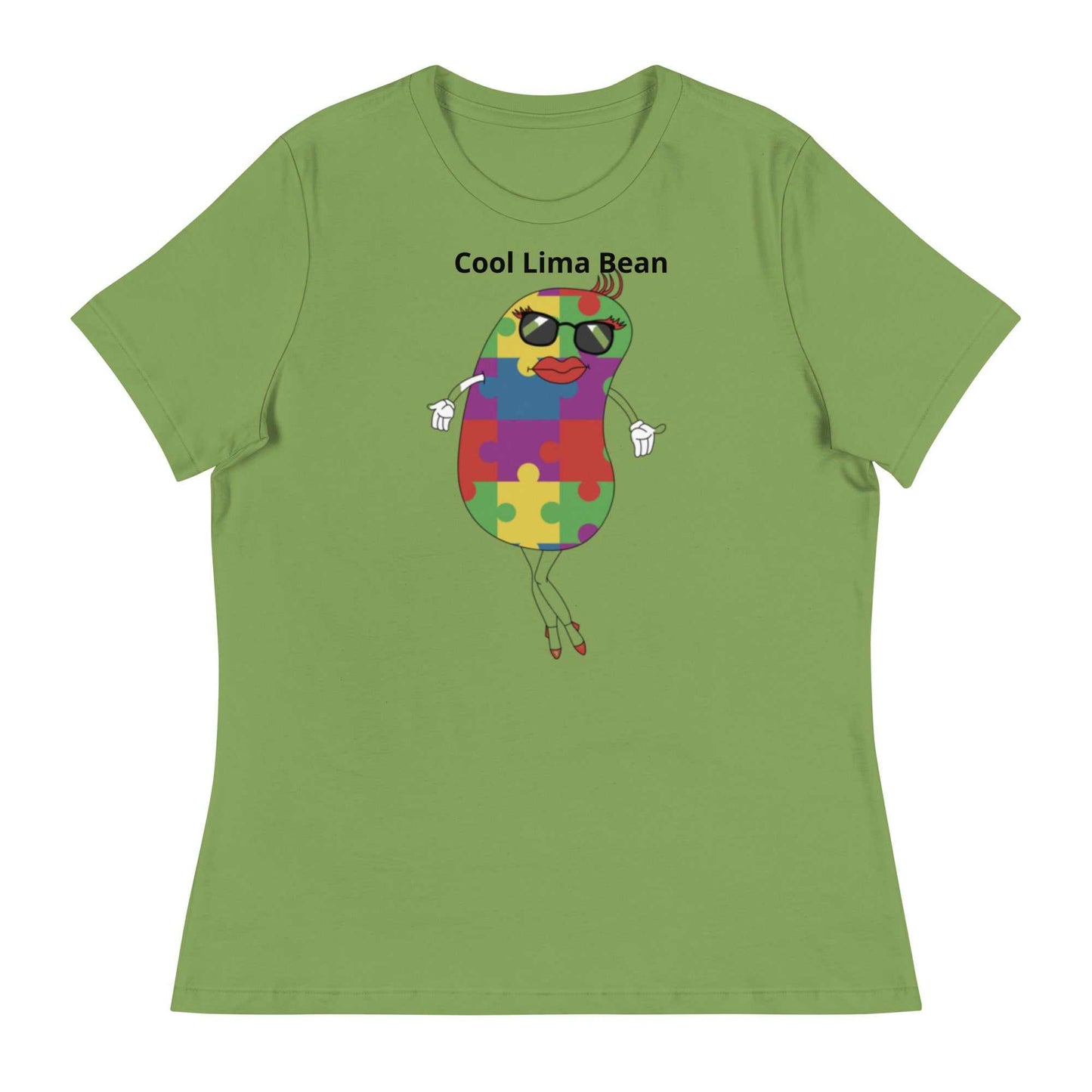 Women's Relaxed T-Shirt - Cool Lima Bean