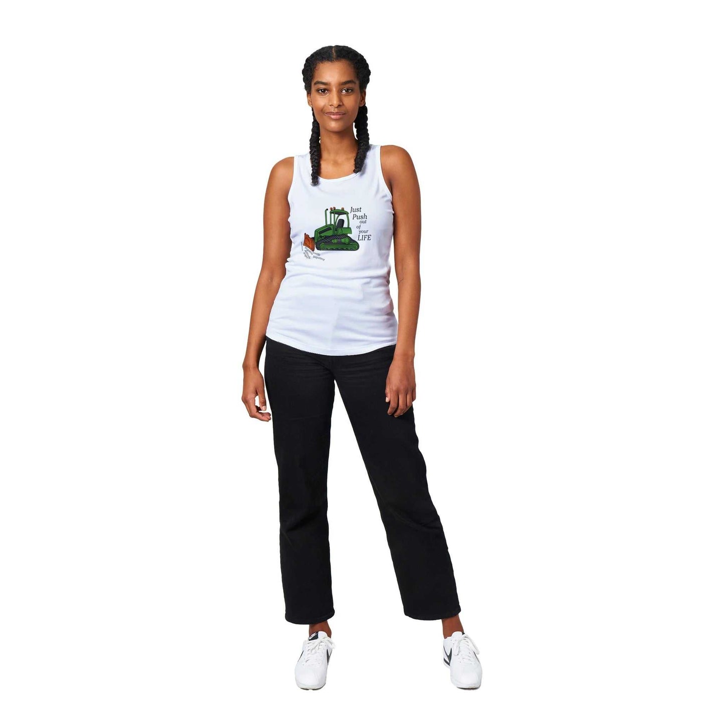 Performance Womens Tank Top - Bulldoze The Negatives Out