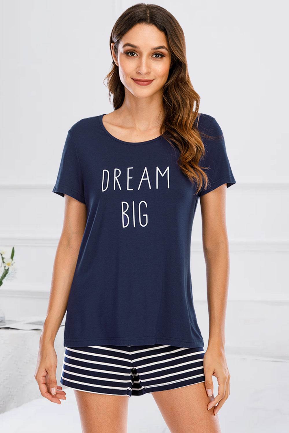 Graphic Round Neck Top