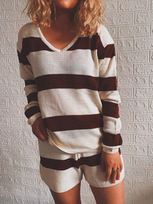 Striped Knit Top