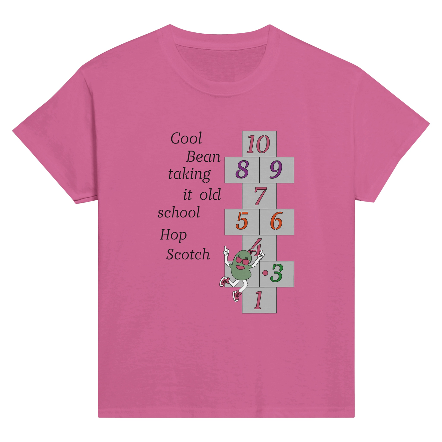 Classic Kids Crewneck T-shirt - Hop Scotch