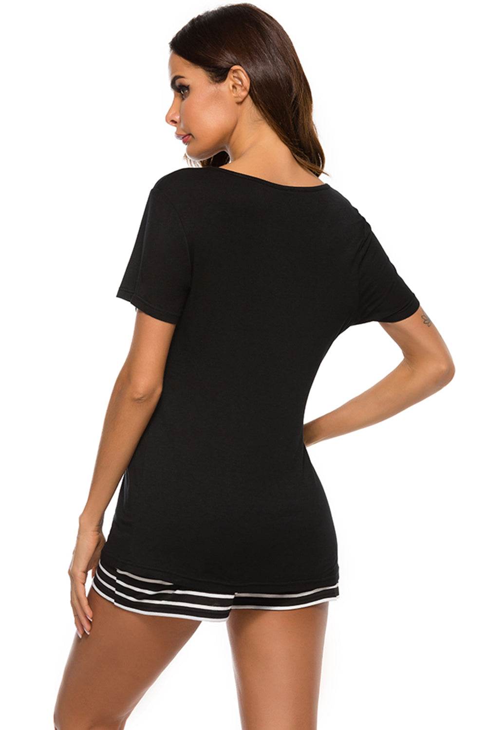 Graphic Round Neck Top