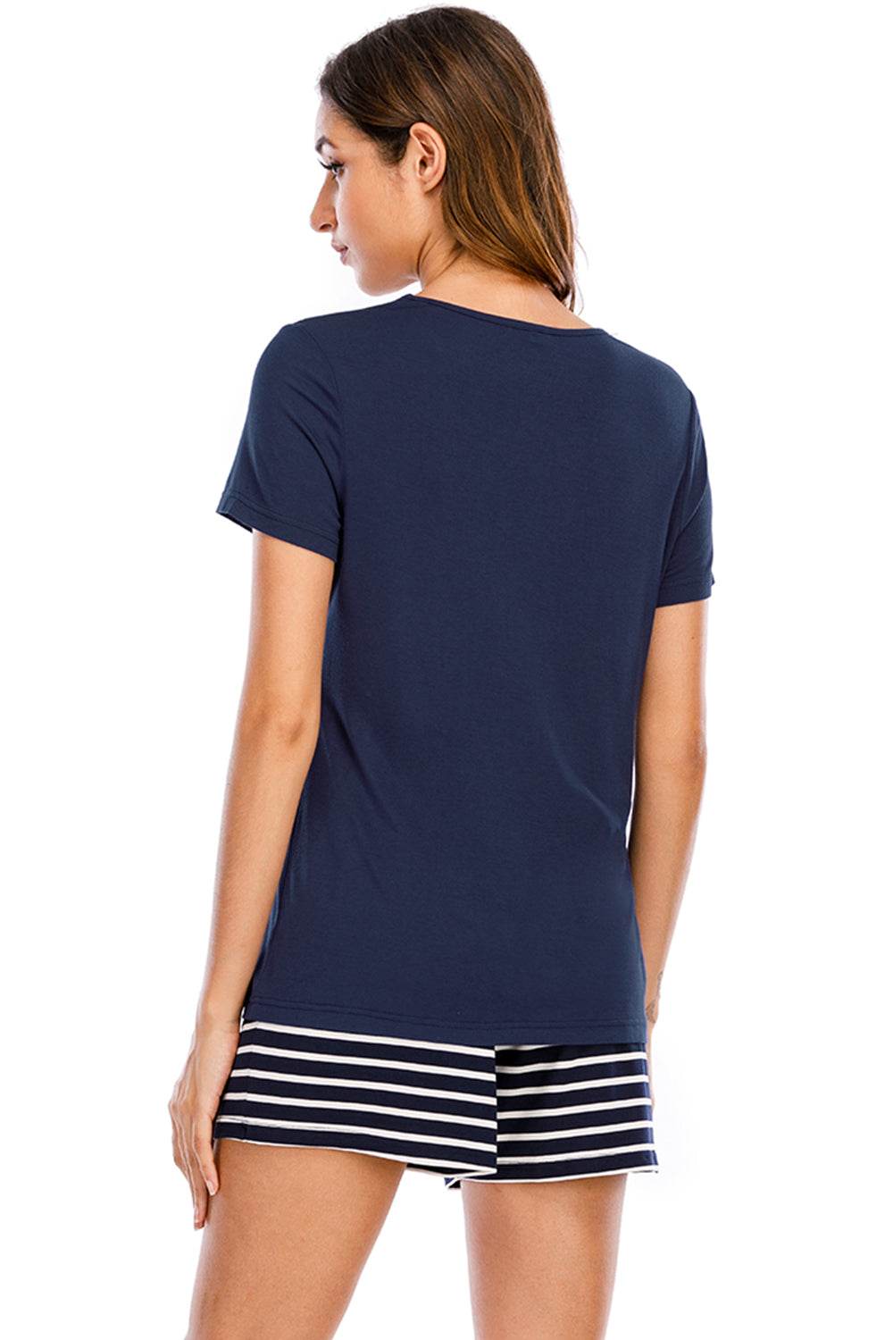 Graphic Round Neck Top