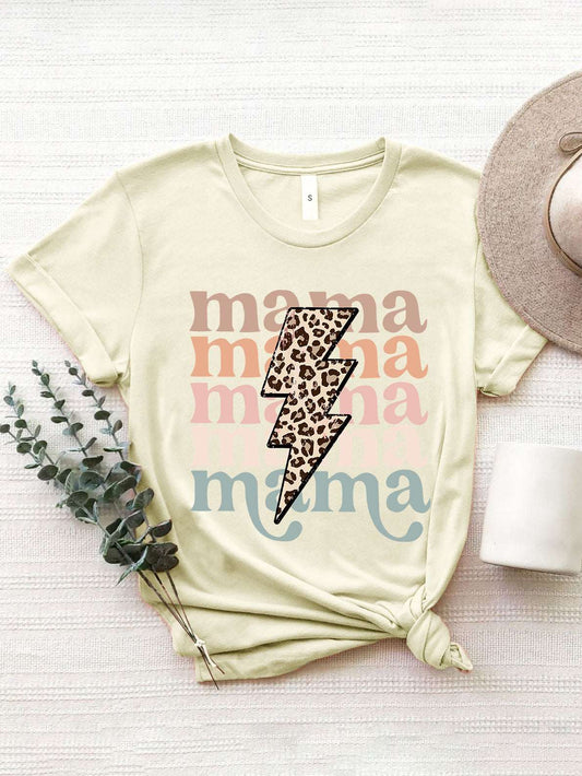 MAMA Round Neck Short Sleeve