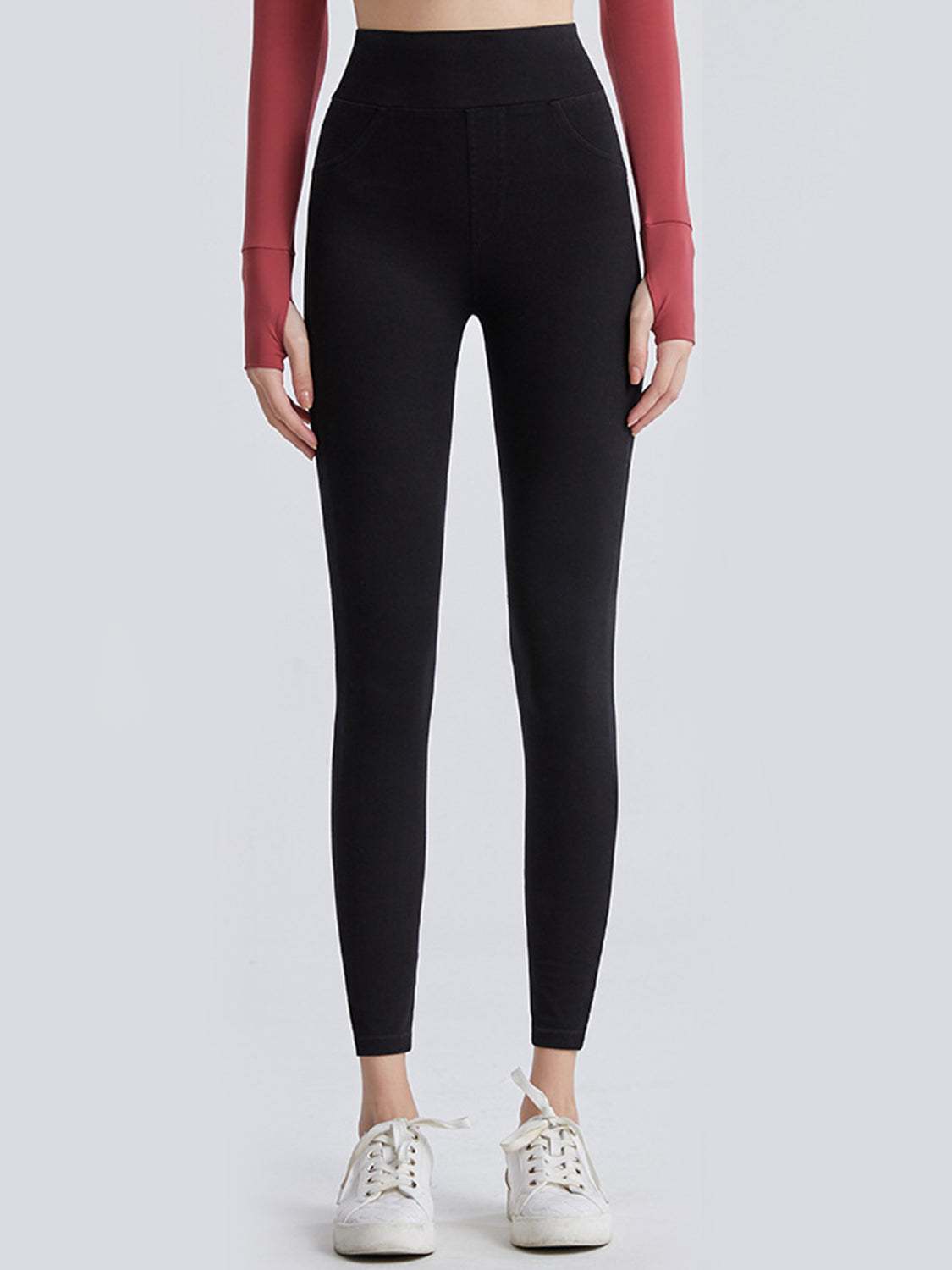 Wide Waistband Sports Leggings