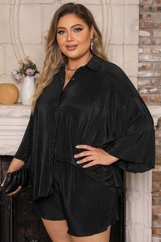 Size Collared Neck Button