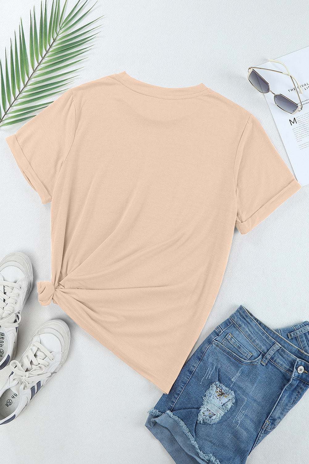 MAMA GIRL Round Neck Short Sleeve T-Shirt