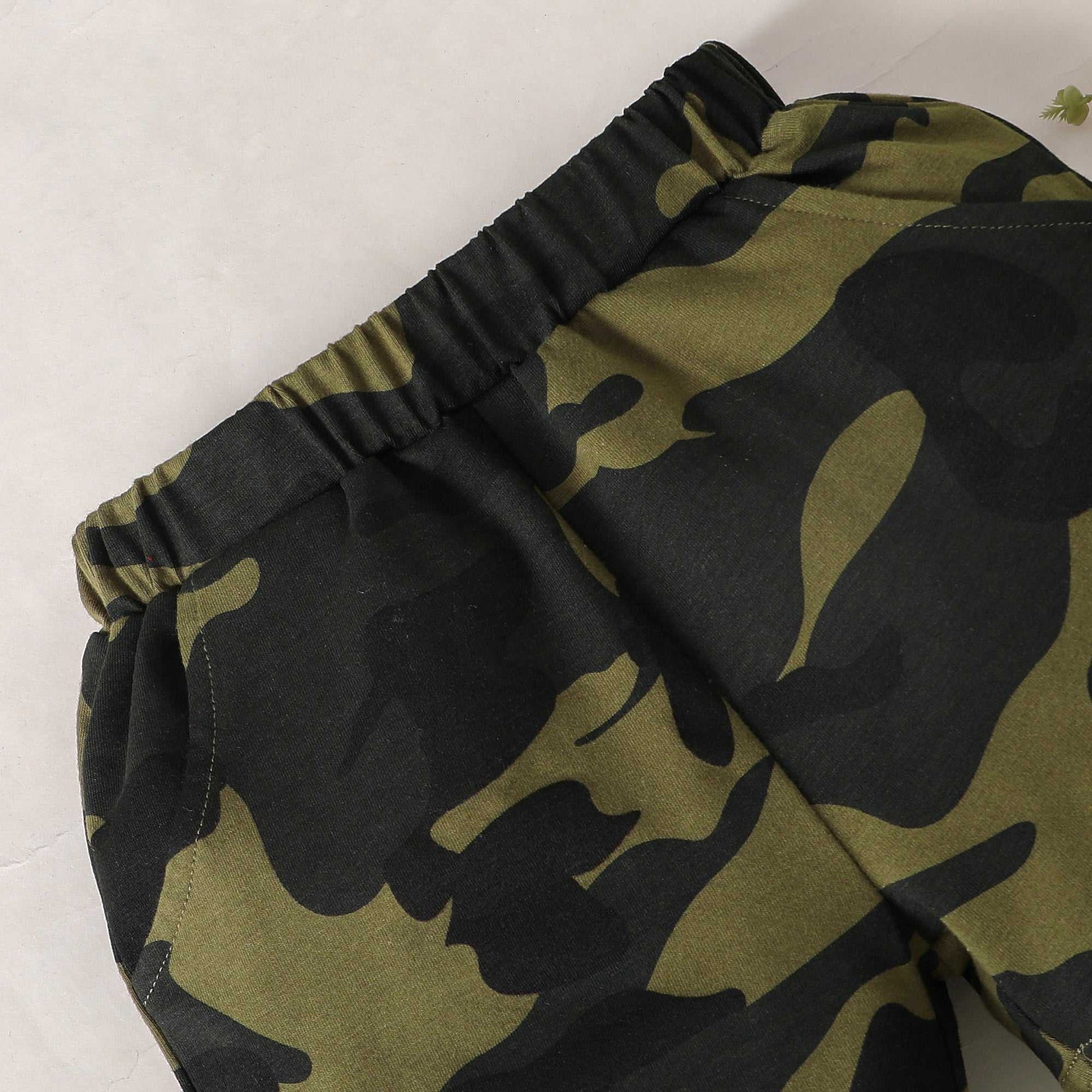 Camouflage Shorts Set