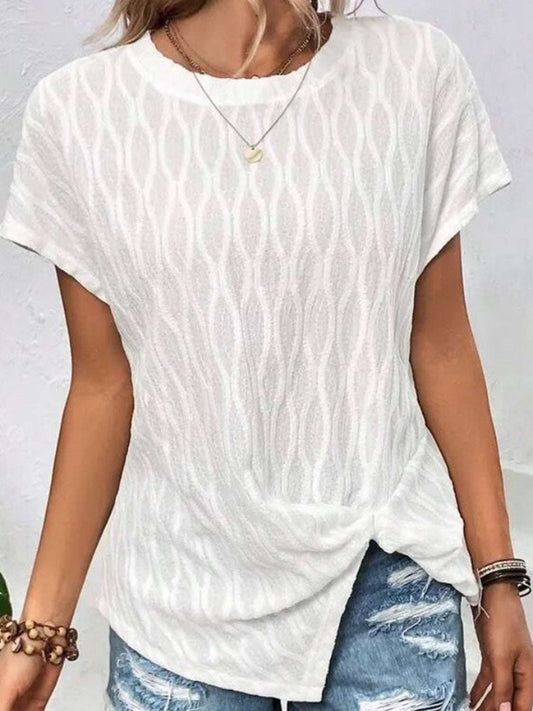 Full Size Round Neck Short Sleeve