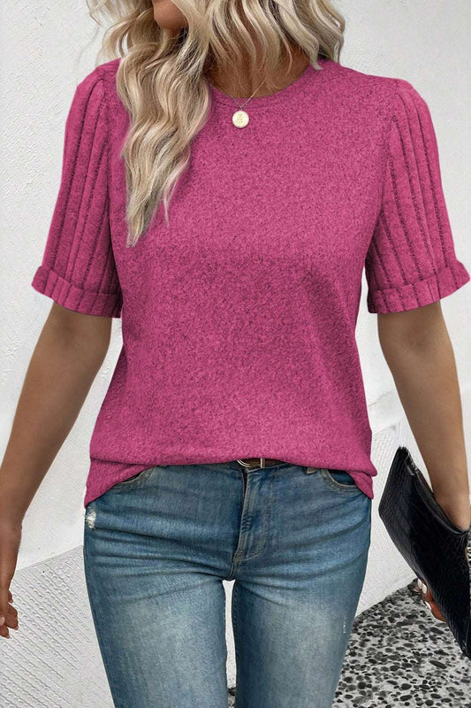 Round Neck Short Sleeve