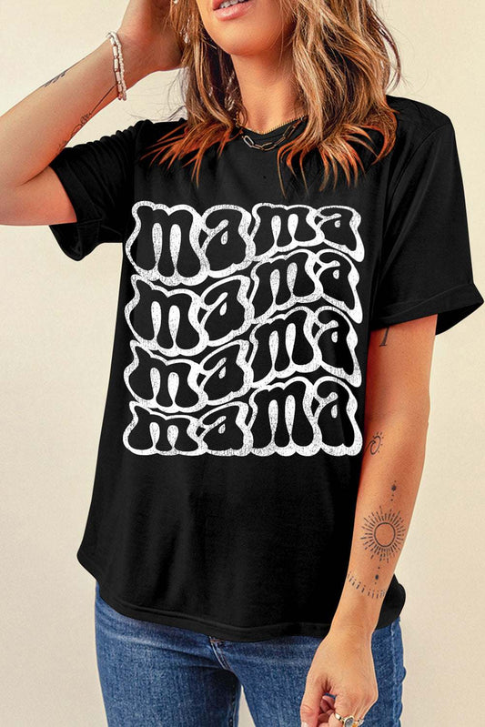 MAMA Round Neck Short Sleeve