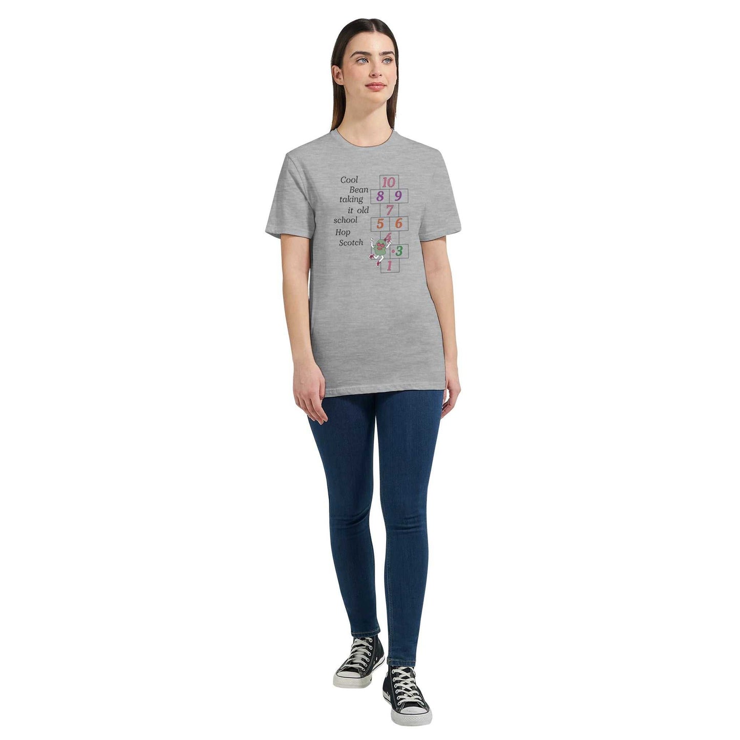 Classic Womens Crewneck T-shirt - Hop Scotch
