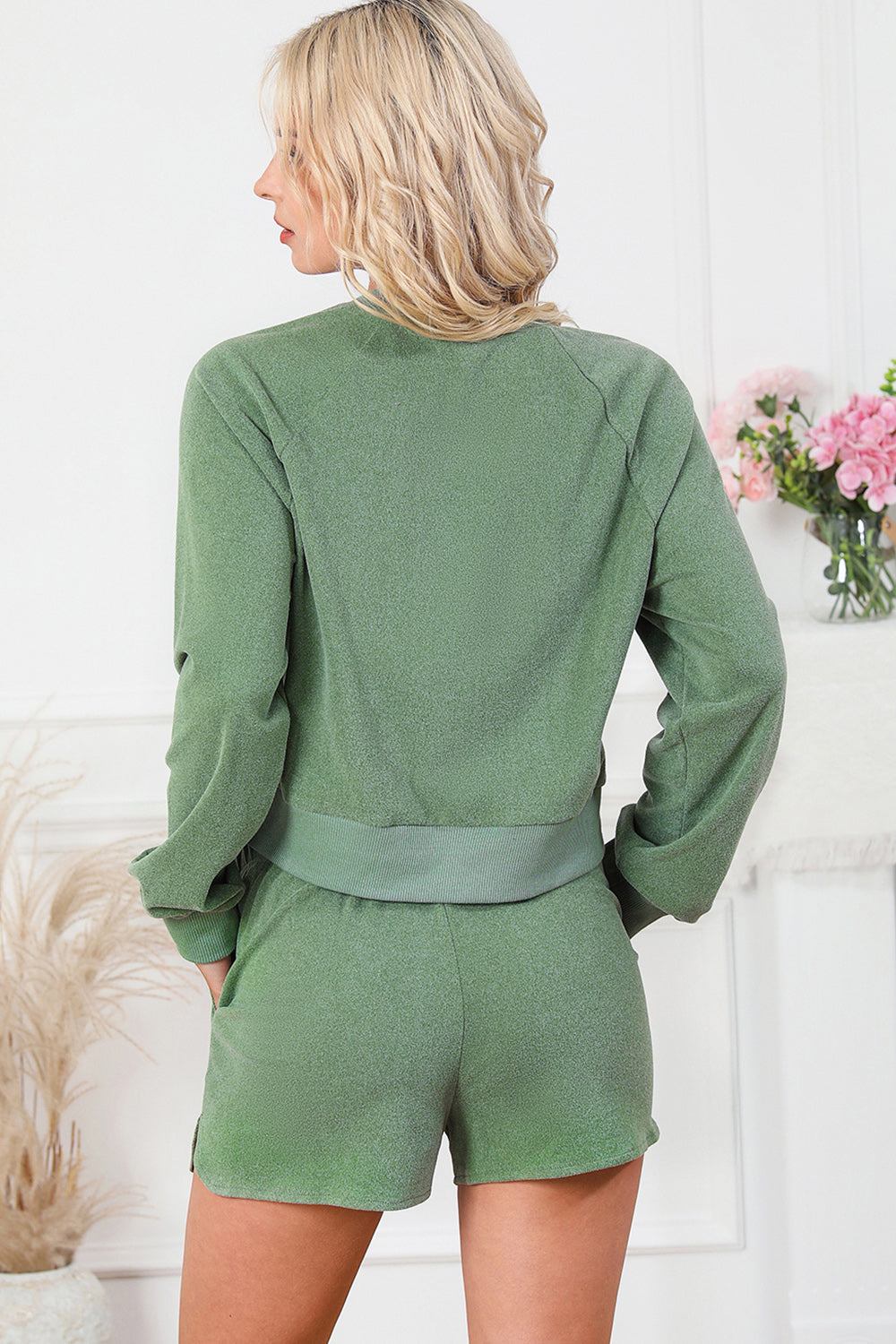 Round Neck Long Sleeve Top