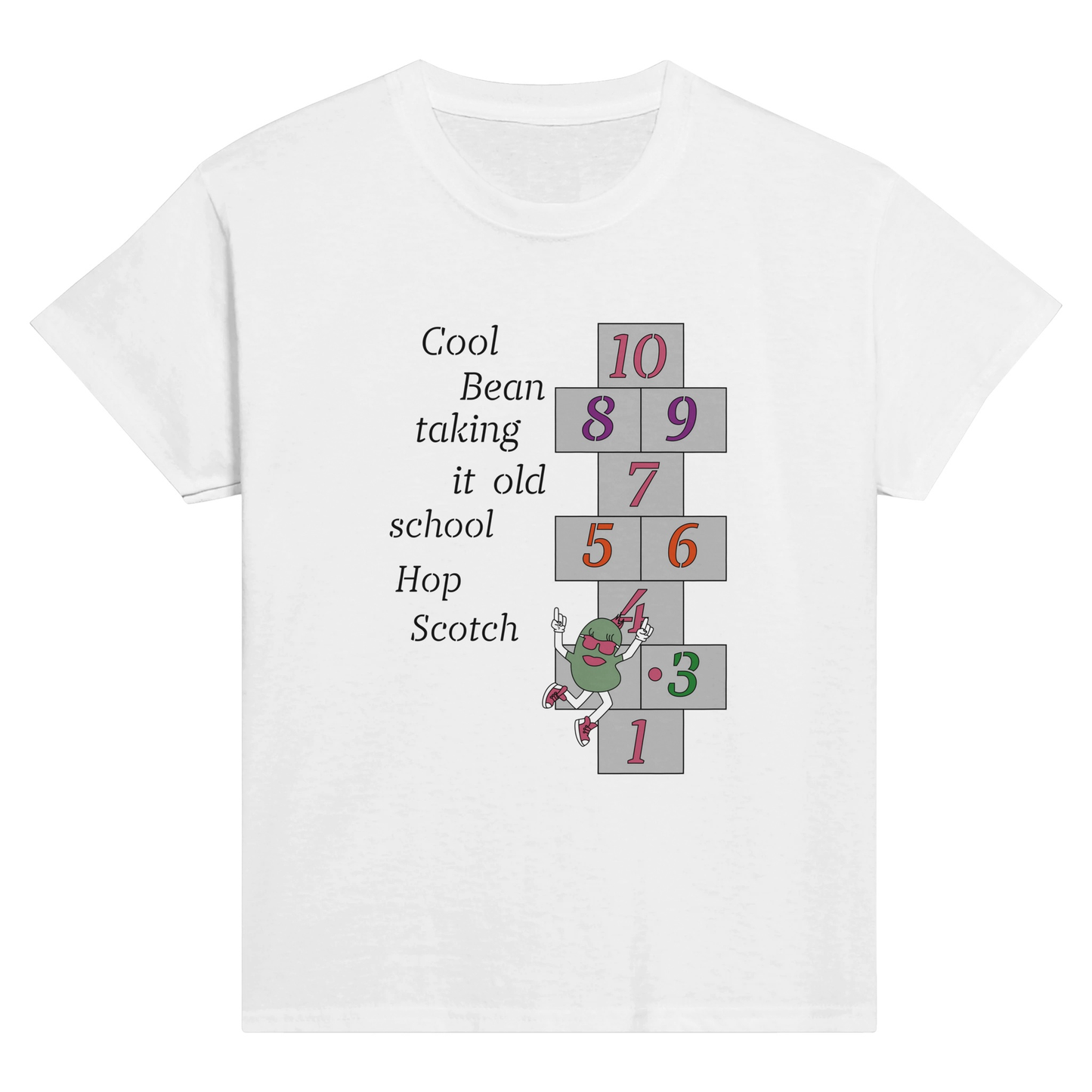 Classic Kids Crewneck T-shirt - Hop Scotch