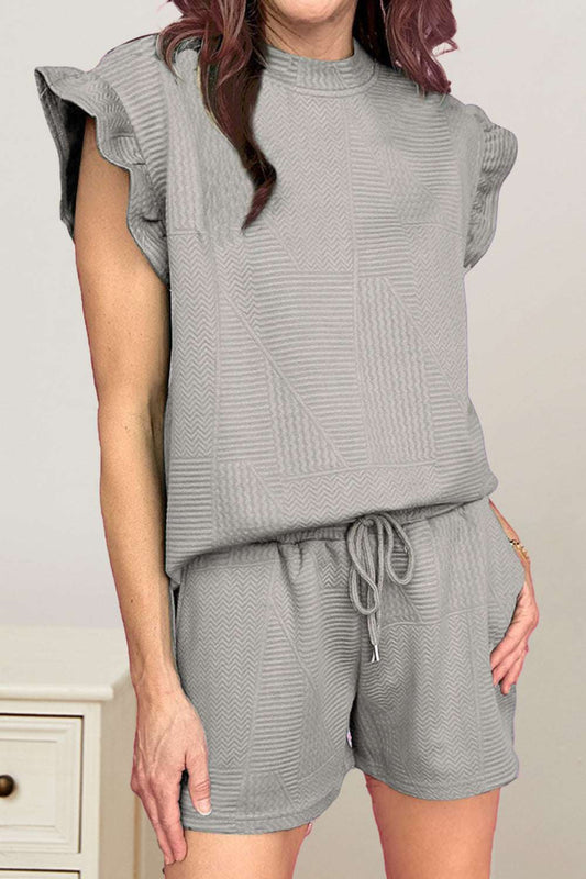 Slit Round Neck Top