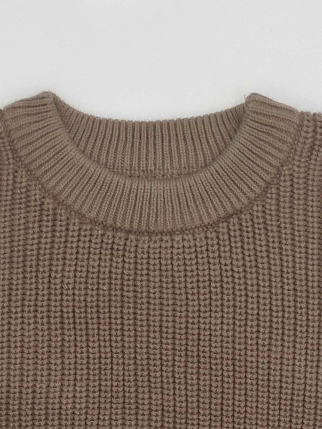 Round Neck Long Sleeve Sweater