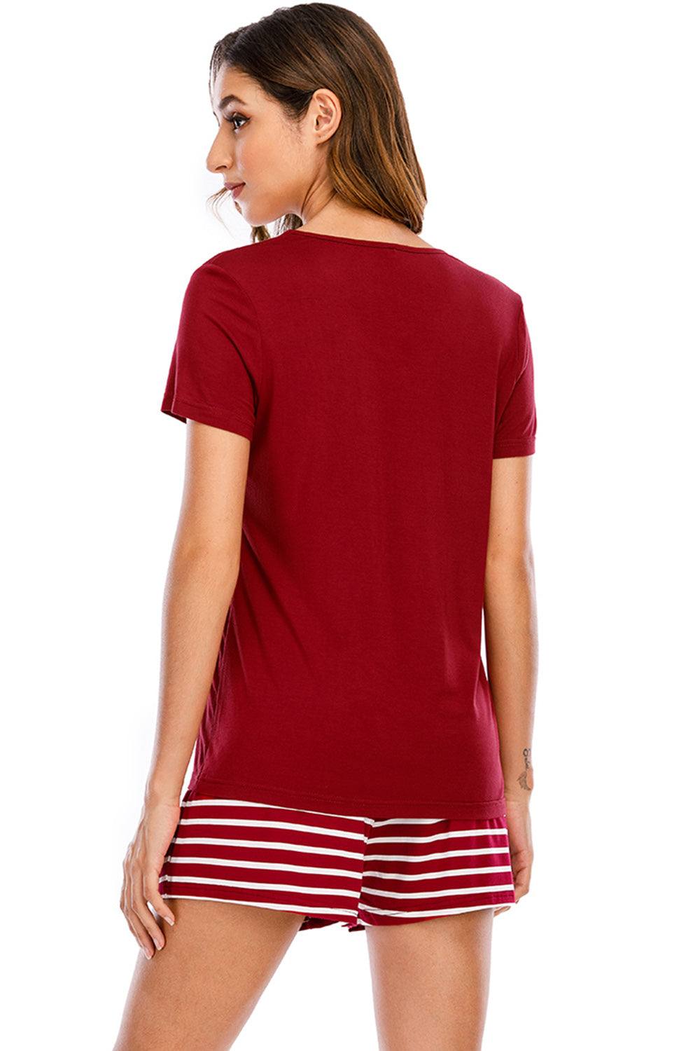 Graphic Round Neck Top
