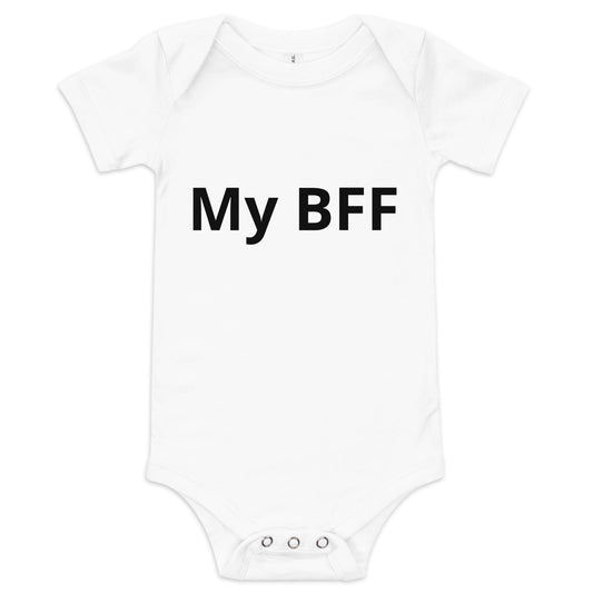 Baby short sleeve one piece - My BFF