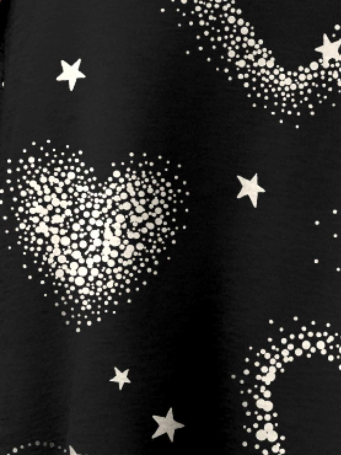 Heart Printed V-Neck Tank
