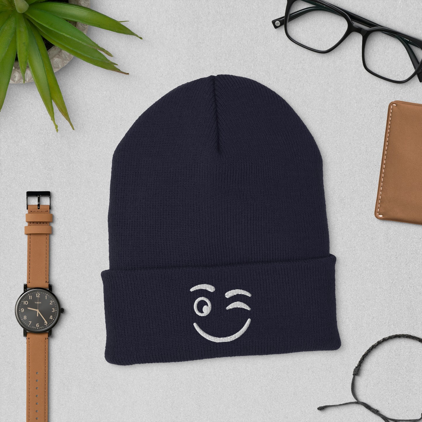 Cuffed Beanie - Cool Beans