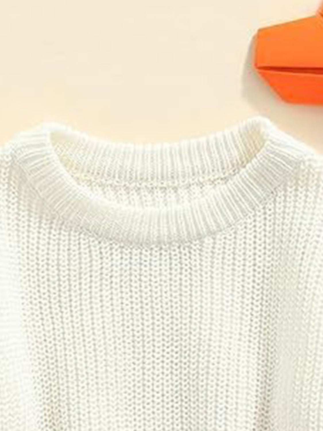 Round Neck Long Sleeve Sweater