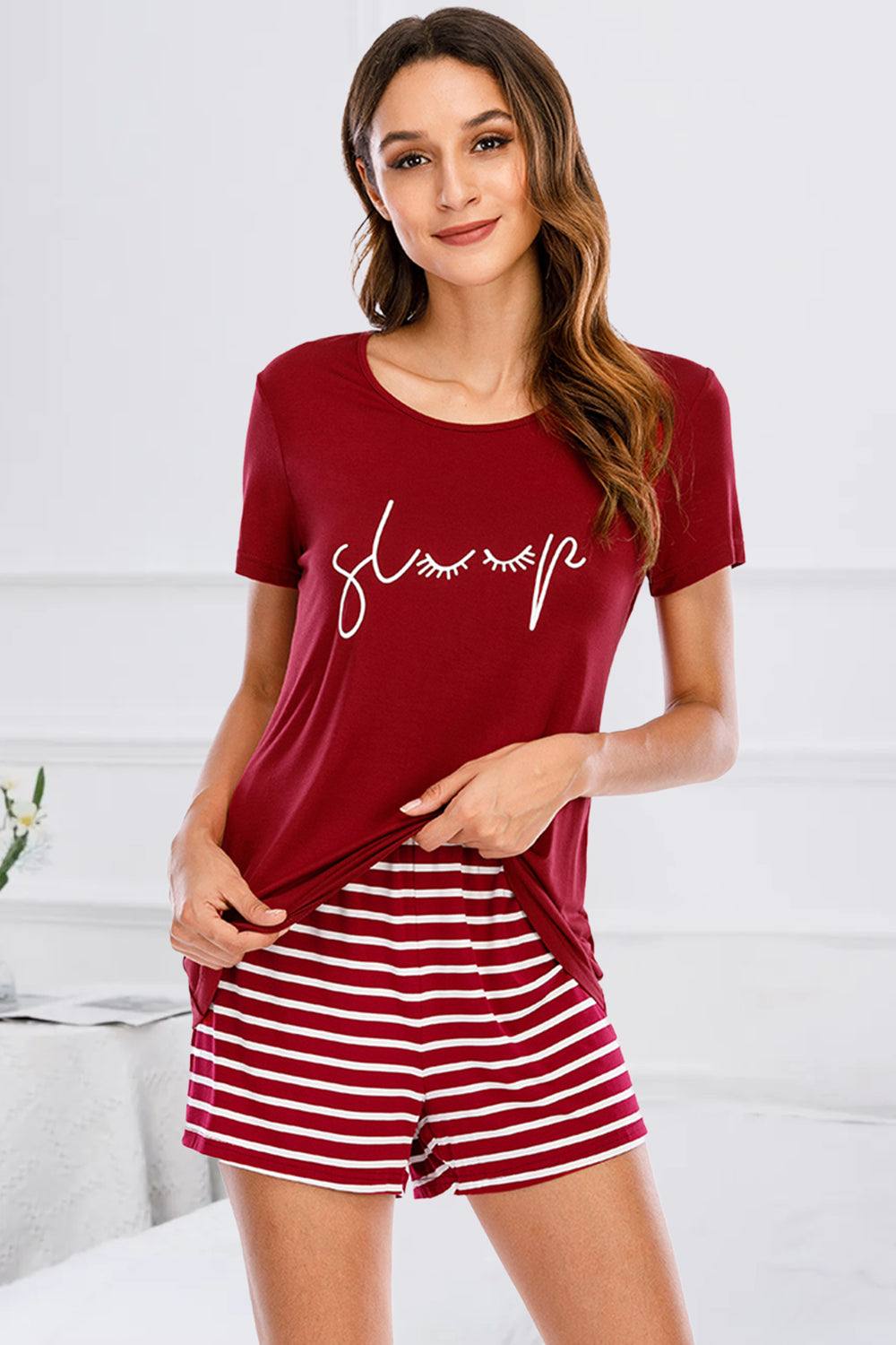 Graphic Round Neck Top