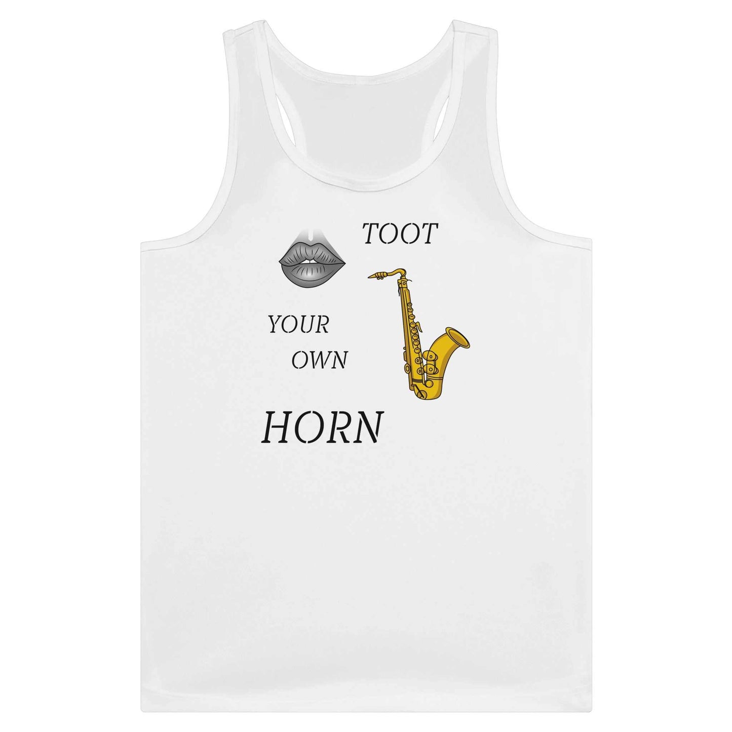 Performance Womens Tank Top - Toot Your Own Horn