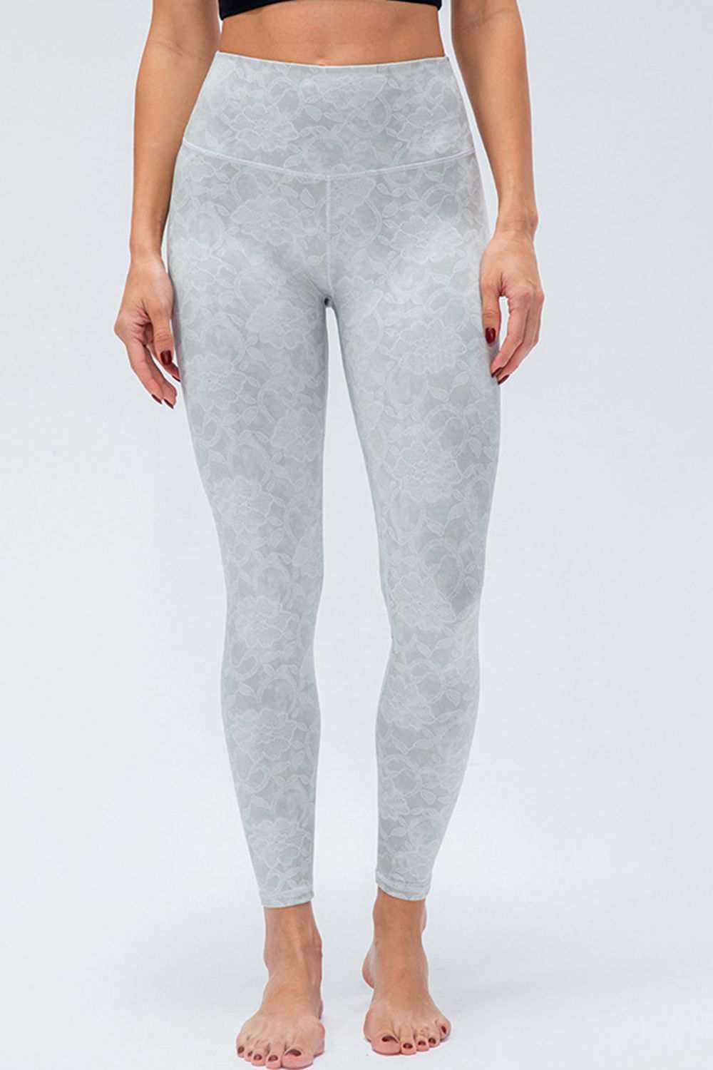 Wide Waistband Slim Fit Active Leggings